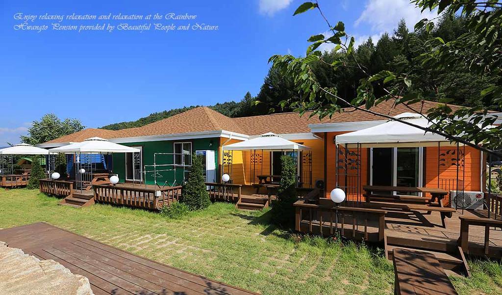Rainbow Hwangto Pension Pyeongchang Exterior foto